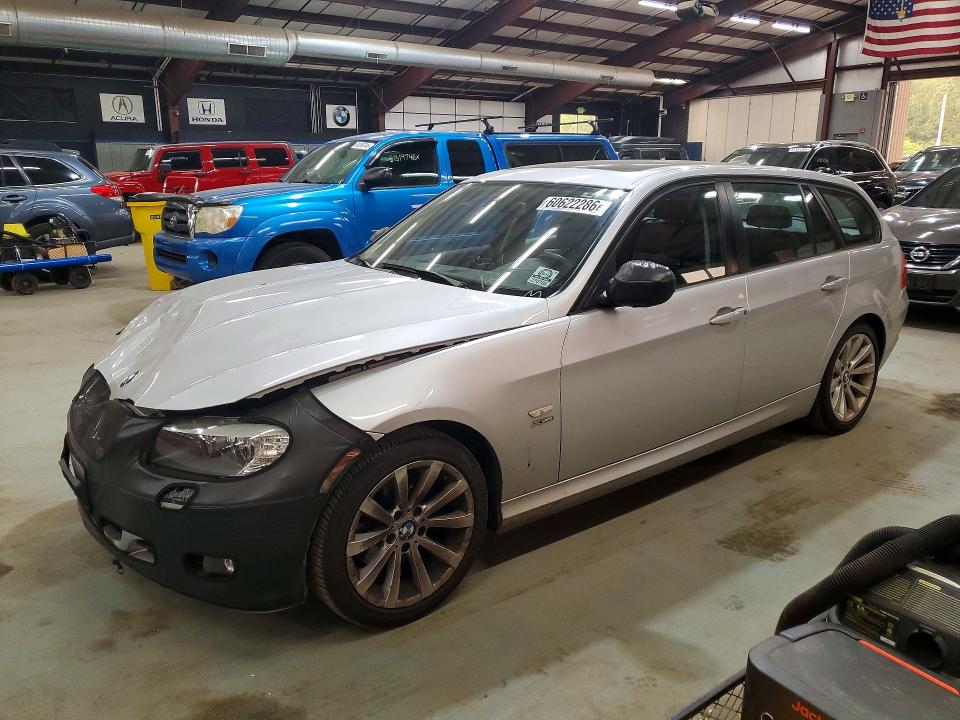 2012 BMW 3er VIN WBAUU3C51CA951317 COPART salvage auction — FRONT END, CT - CERT OF TITLE-PARTS ONLY SALVA, sold $625 on 2026-07-30 (photo 1)