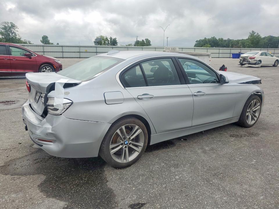 2017 BMW 3er VIN WBA8B9G38HNU54624 COPART salvage auction — FRONT END, Nc - Dealer Only Salvage Title, sold $2,500 on 2026-07-28 (photo 3)