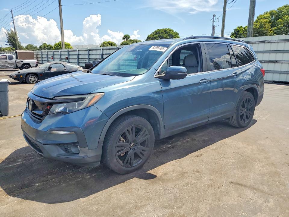2021 Honda Pilot VIN 5FNYF5H28MB042525 — COPART salvage auction photo