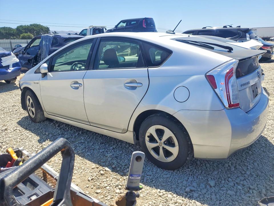 2012 Toyota Prius VIN JTDKN3DU6C1612971 COPART salvage auction — FRONT END, Ca - Salvage Certificate, sold $1,800 on 2026-07-14 (photo 2)