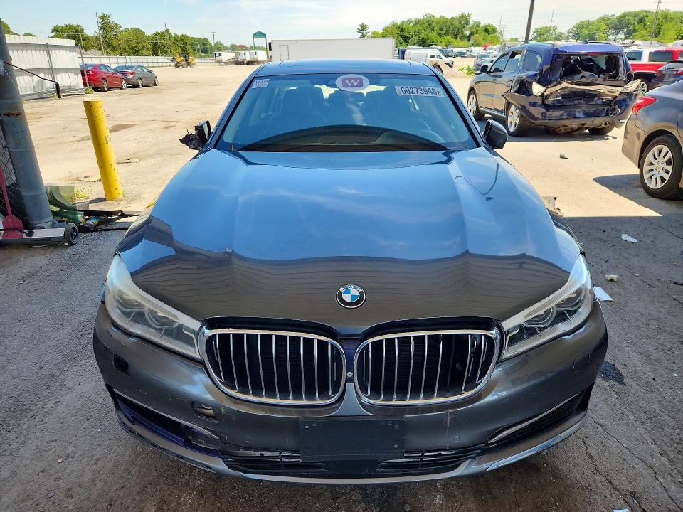 2016 BMW 7er VIN WBA7F2C57GGE12322 COPART salvage auction — FRONT END, Salvage Title, sold $6,300 on 2026-07-29 (photo 5)