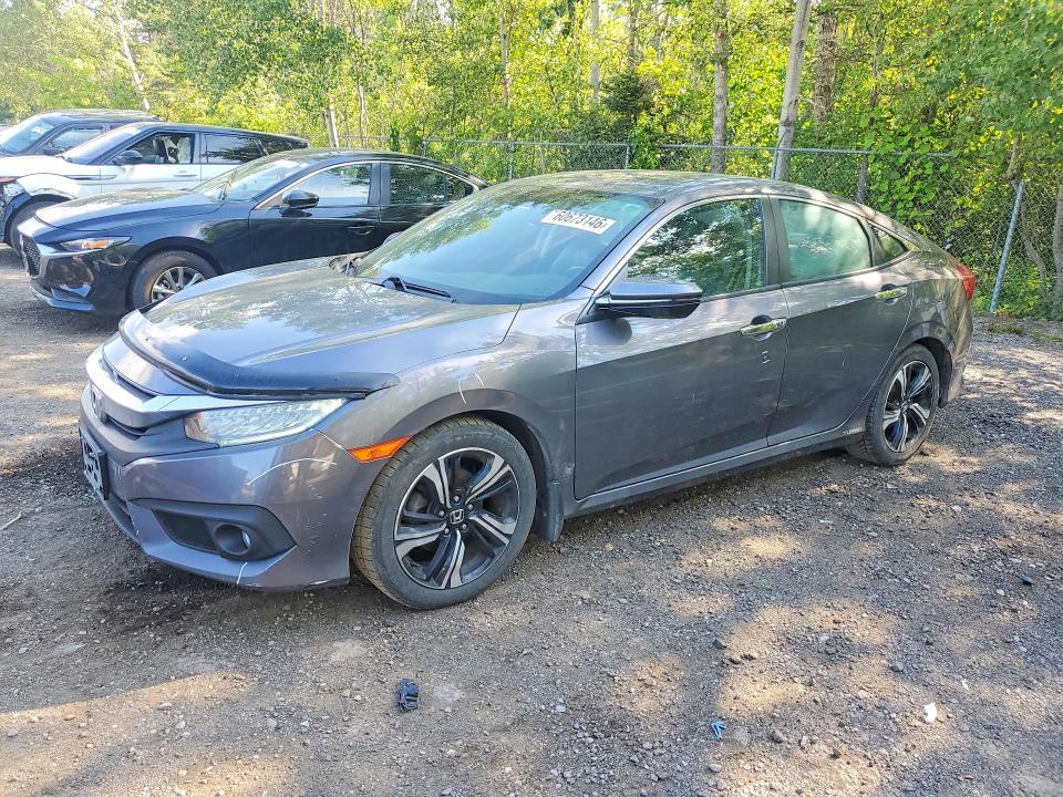 2016 Honda Civic VIN 2HGFC1F95GH109994 COPART salvage auction — SIDE, ON - PERMIT NO BRAND - UNFIT, sold $4,750 on 2026-07-28 (photo 1)