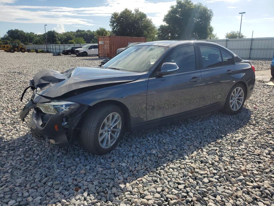 2018 BMW 3er VIN WBA8A9C59JAD28007 COPART salvage auction — FRONT END, Fl - Cert Of Title Slvg Rebuildable, sold $650 on 2026-08-12 (photo 1)
