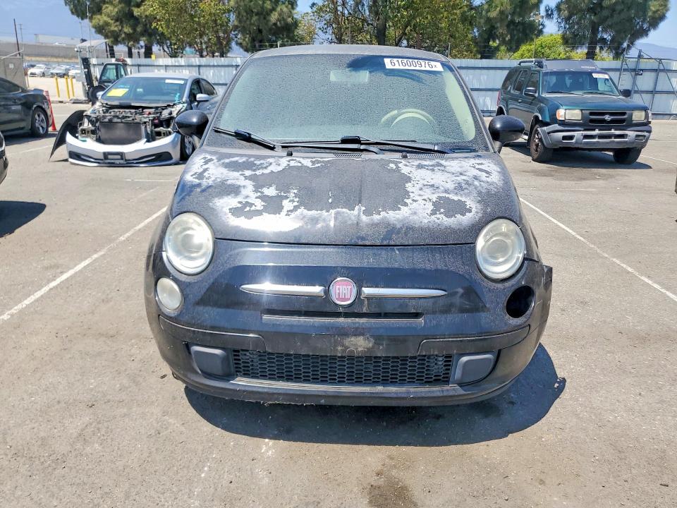 2012 Fiat 500 VIN 3C3CFFAR6CT314002 COPART salvage auction — MECHANICAL, Ca - Salvage Certificate, sold $225 on 2026-08-18 (photo 5)
