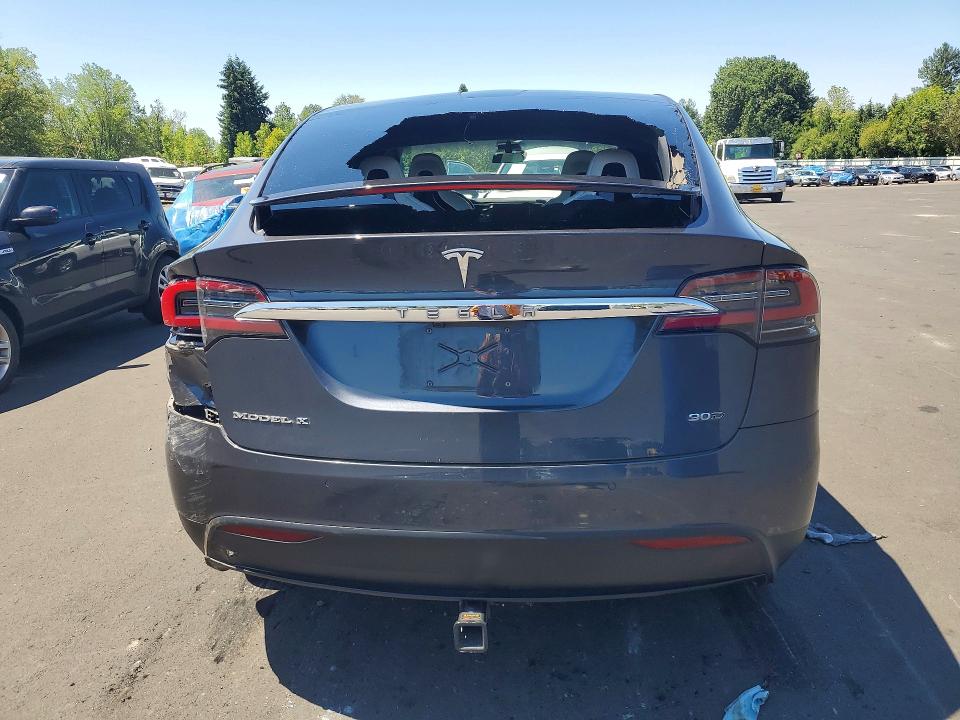 2016 Tesla Model x VIN 5YJXCBE24GF005502 COPART salvage auction — FRONT END, OR - CERTIFICATE OF TITLE, sold $8,900 on 2026-07-27 (photo 6)