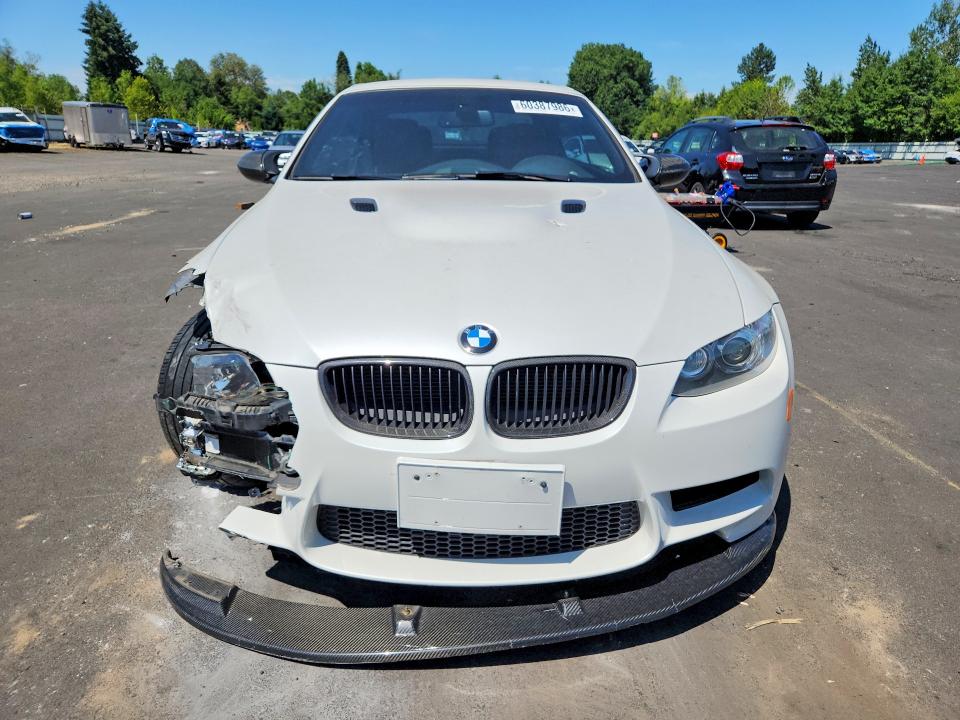 2013 BMW M3 VIN WBSDX9C55DE785691 COPART salvage auction — UNDERCARRIAGE, Or - Salvage Title Certificate, sold $12,600 on 2026-08-17 (photo 5)