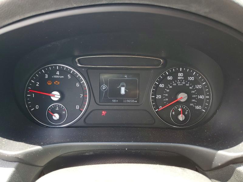 2018 Kia Sorento VIN 5XYPG4A58JG394760 COPART salvage auction — FRONT END, FL - CERT OF TITLE SLVG REBUILDABLE, sold $1,900 on 2026-07-14 (photo 9)