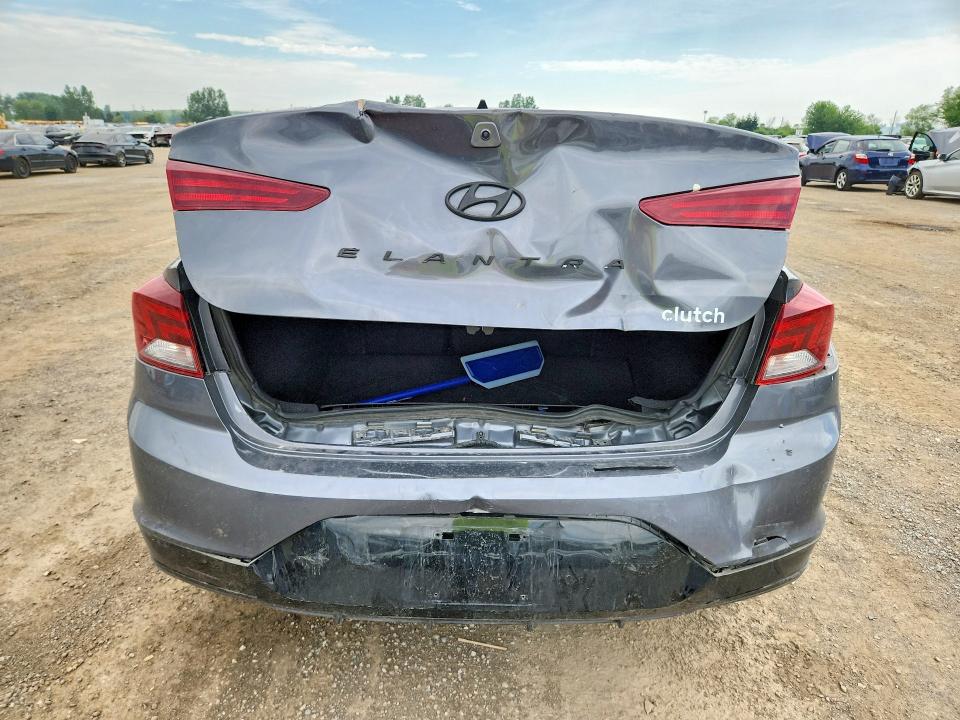 2019 Hyundai Elantra VIN KMHD84LF9KU801633 COPART salvage auction — REAR END, ON - PERMIT SALVAGE, sold $3,150 on 2026-07-21 (photo 6)