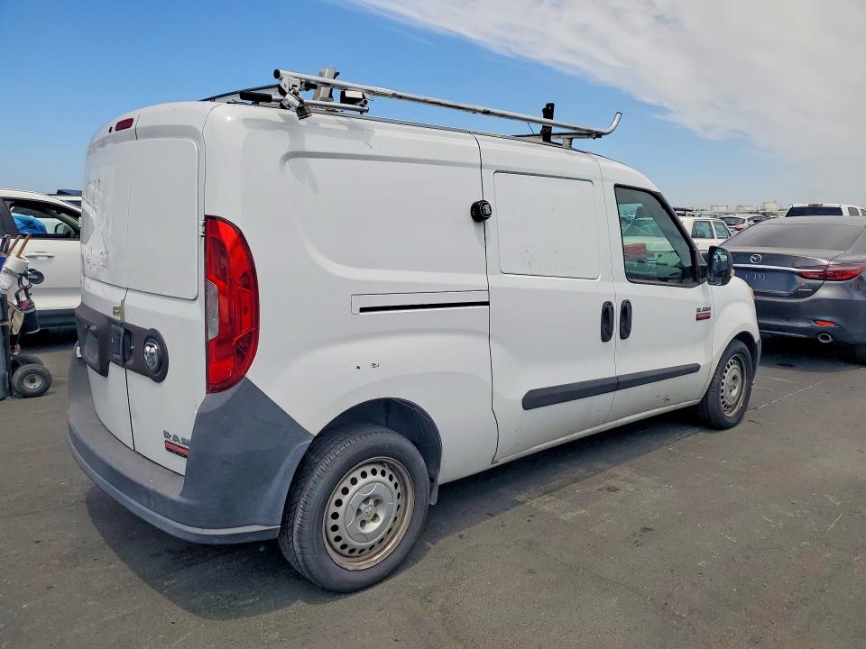 2016 Ram Promaster city VIN ZFBERFAT7G6B09768 COPART salvage auction — MECHANICAL, Ca - Dis/Dlr/Exp Only Clean Title, sold $600 on 2026-07-20 (photo 3)