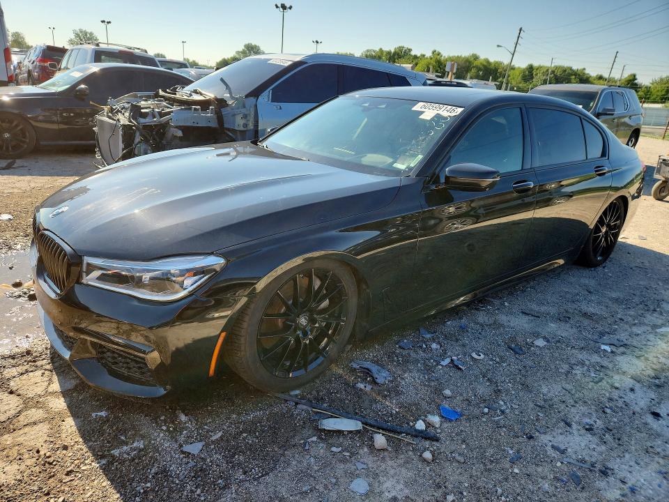 2018 BMW 7er VIN WBA7F2C50JG424686 COPART salvage auction — MINOR DENT/SCRATCHES, Wv - Certificate Of Title (P), sold $9,000 on 2026-07-24 (photo 1)