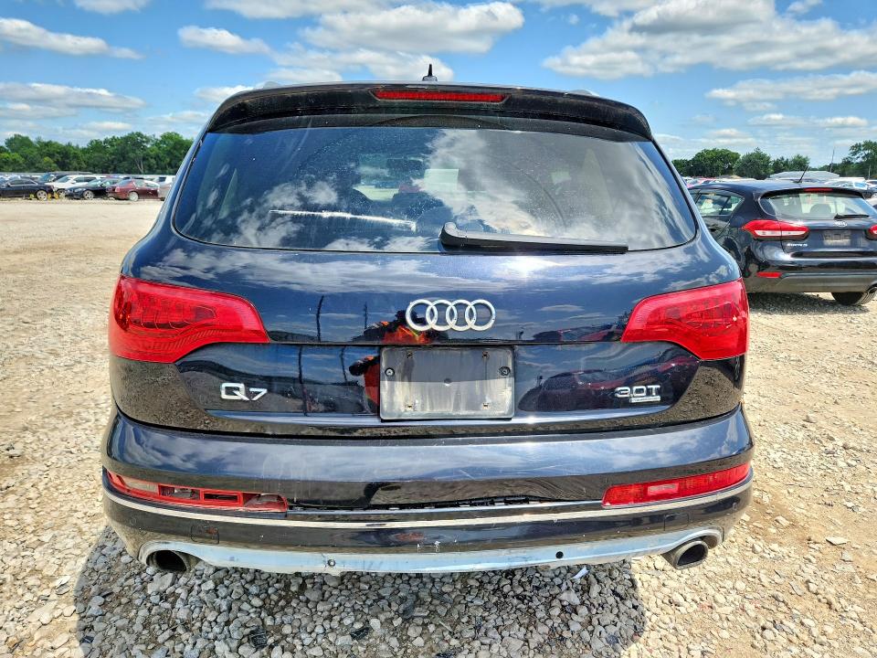 2014 Audi Q7 VIN WA1LGAFE0ED005842 COPART salvage auction — REAR END, OH - CERT OF TITLE-REBUILT SALVAGE, sold $425 on 2026-07-31 (photo 6)