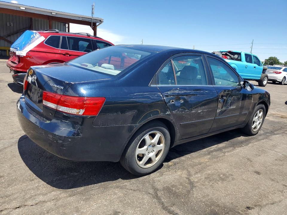 2006 Hyundai Sonata VIN KMHEU46C76A121268 COPART salvage auction — SIDE, Co - Public - Salvage Title, sold $425 on 2026-07-14 (photo 3)