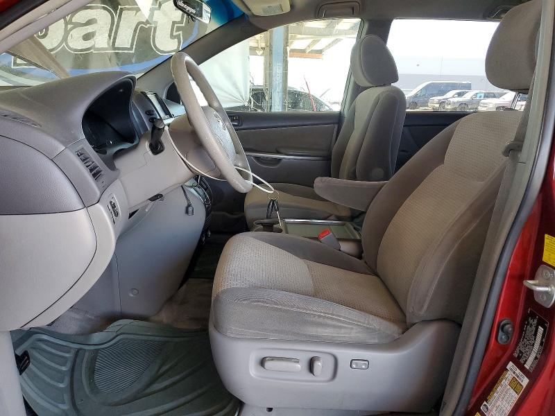 2010 Toyota Sienna VIN 5TDKK4CC3AS314076 COPART salvage auction — MINOR DENT/SCRATCHES, CA - DIS/DLR/EXP APP FOR DUP CLEAN, sold $30 on 2026-07-28 (photo 7)