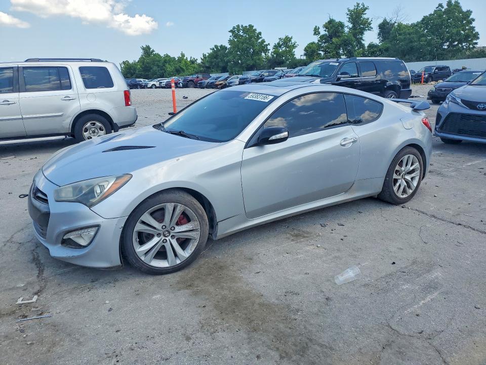 2013 Hyundai Genesis VIN KMHHT6KD2DU082286 COPART salvage auction — FRONT END, Mo - Certificate Of Title, sold $1,250 on 2026-07-09 (photo 1)