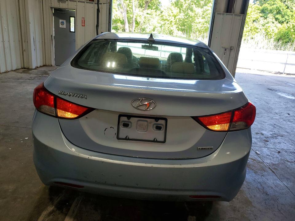 2012 Hyundai Elantra VIN KMHDH4AE8CU473360 COPART salvage auction — MECHANICAL, Ny - Certificate Of Title, sold $500 on 2026-07-13 (photo 6)