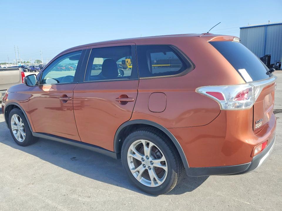 2015 Mitsubishi Outlander VIN JA4AD3A39FZ006929 COPART salvage auction — MECHANICAL, Ok - Certificate Of Title, sold $625 on 2026-07-22 (photo 2)