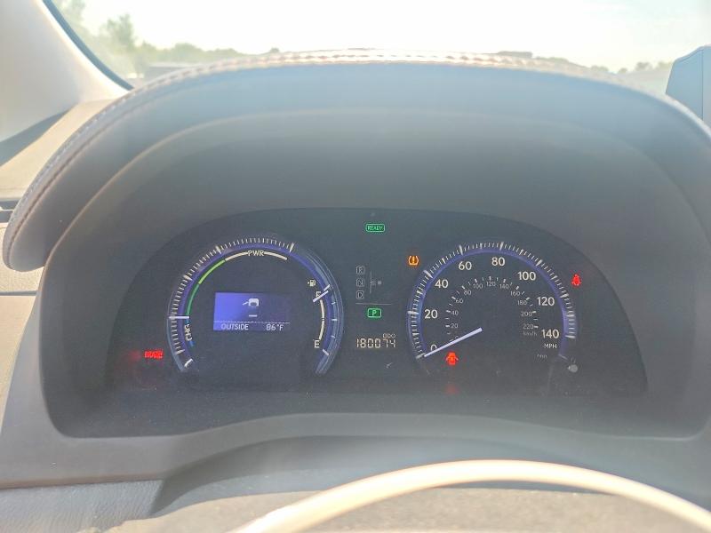 2010 Lexus Hs 250h VIN JTHBB1BA2A2008359 COPART salvage auction — REAR END, MA - CERT OF TITLE-RECONSTRCTD COLL, sold $550 on 2026-07-15 (photo 9)