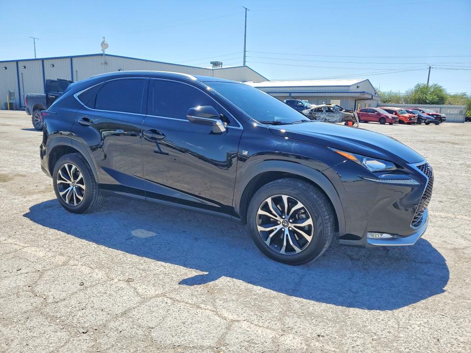 2017 Lexus Nx VIN JTJBARBZ2H2133796 COPART salvage auction — SIDE, Nv - Salvage Title, sold $8,700 on 2026-08-27 (photo 4)