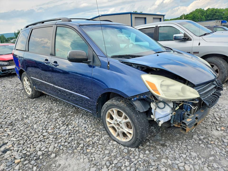 2005 Toyota Sienna VIN 5TDBA23C95S053968 COPART salvage auction — FRONT END, Pa - Certificate Of Salvage, sold $400 on 2026-07-29 (photo 4)