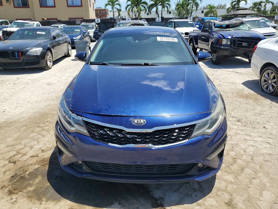 2019 Kia Optima VIN 5XXGT4L39KG319790 COPART salvage auction — MECHANICAL, Fl - Certificate Of Title (P), sold $625 on 2026-07-31 (photo 5)