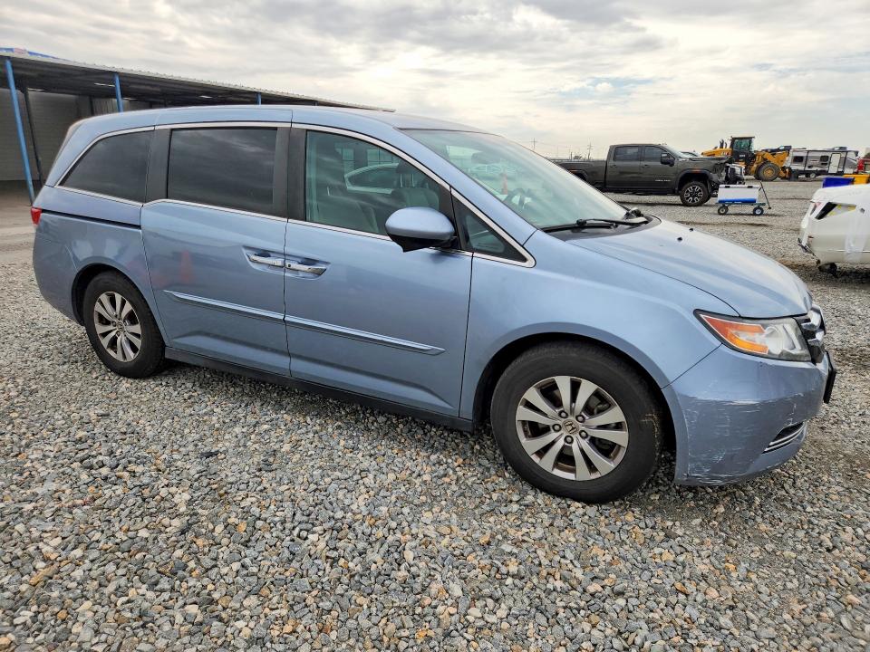 2014 Honda Odyssey VIN 5FNRL5H41EB052300 COPART salvage auction — FRONT END, Co - Public - Salvage Title, sold $3,300 on 2026-07-30 (photo 4)