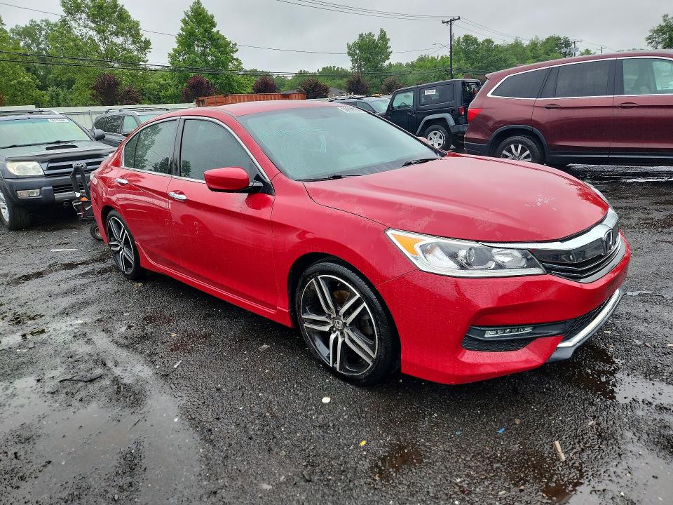 2017 Honda Accord VIN 1HGCR2F15HA278236 COPART salvage auction — SIDE, CT - CERT OF TITLE-SALVAGE, sold $7,000 on 2026-08-21 (photo 4)
