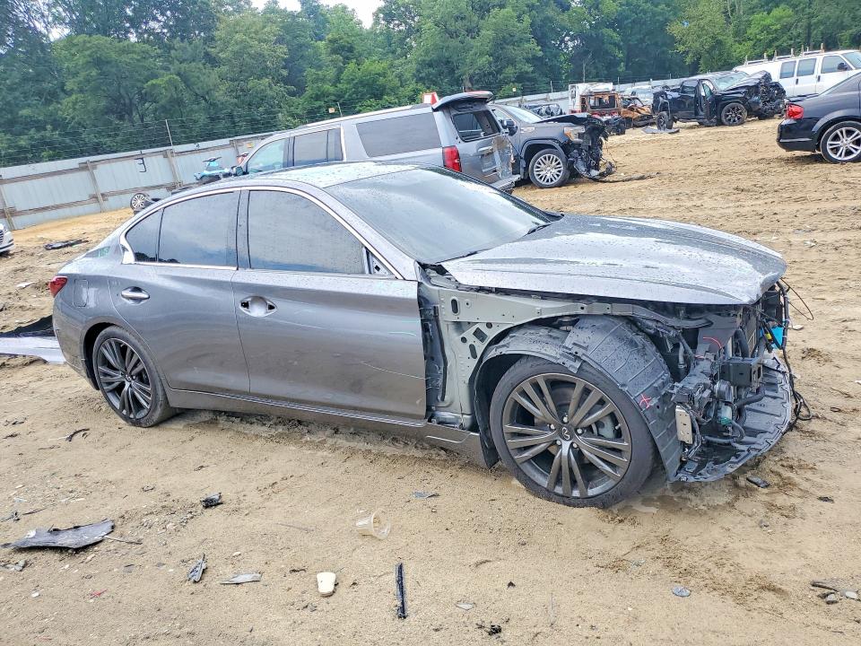 2020 Infiniti VIN JN1EV7AP7LM205567 COPART salvage auction — FRONT END, Md - Cert Of Salvage > 75% Damage, sold $925 on 2026-07-28 (photo 4)