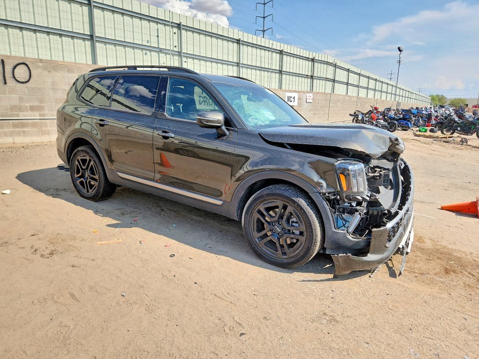 2023 Kia Telluride VIN 5XYP3DGC2PG410154 COPART salvage auction — FRONT END, Nm - Cert Of Title-Salvage, sold $7,900 on 2026-07-27 (photo 4)