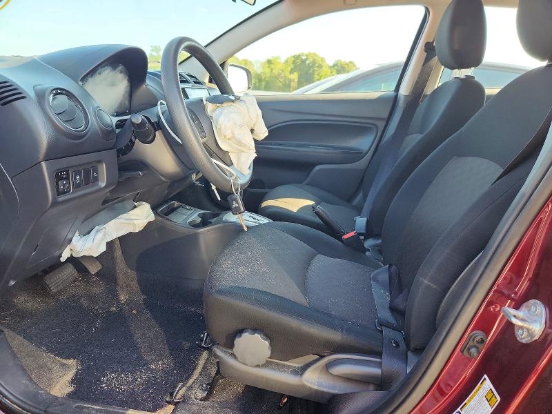 2024 Mitsubishi Mirage VIN ML32AUHJ2RH019063 COPART salvage auction — FRONT END, Fl - Cert Of Title Slvg Rebuildable, sold $100 on 2026-07-22 (photo 7)