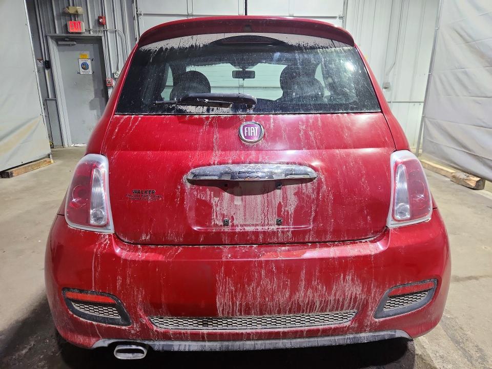 2013 Fiat 500 VIN 3C3CFFBR6DT580815 COPART salvage auction — SIDE, Nh - Certificate Of Title, sold $300 on 2026-08-11 (photo 6)