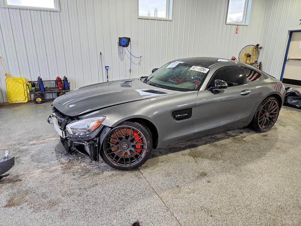 2017 Mercedes-benz AMG GT VIN WDDYJ7JA3HA012672 COPART salvage auction — FRONT END, Oh - Cert Of Title-Salvage, sold $30,750 on 2026-07-28 (photo 1)