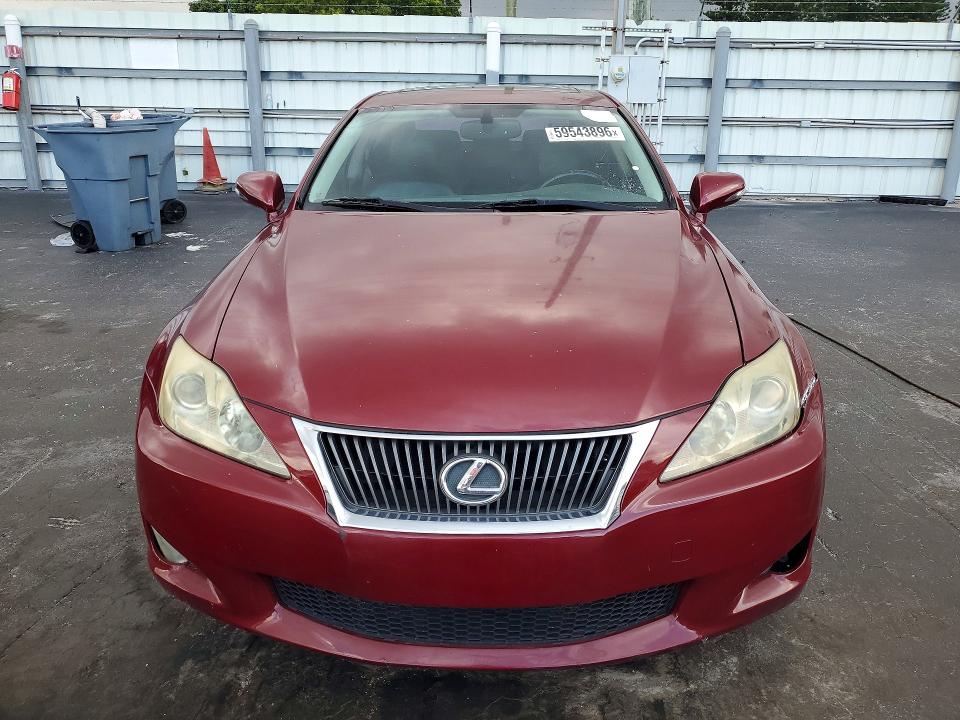 2010 Lexus Is VIN JTHBF5C25A5108764 COPART salvage auction — MECHANICAL, Fl - Cert Of Title-Rebuilt (P), sold $1,450 on 2026-07-29 (photo 5)
