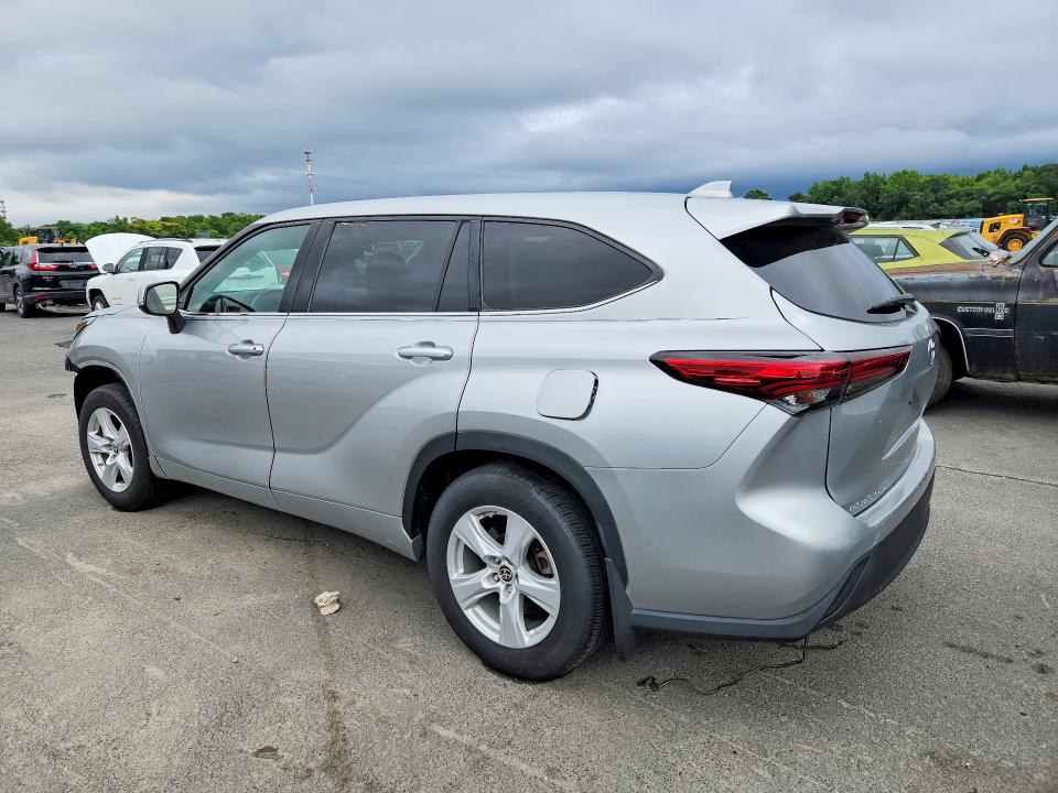 2021 Toyota Highlander VIN 5TDBBRCH6MS521249 COPART salvage auction — SIDE, Nj - Cert Of Title-Salvage, sold $6,800 on 2026-07-21 (photo 2)