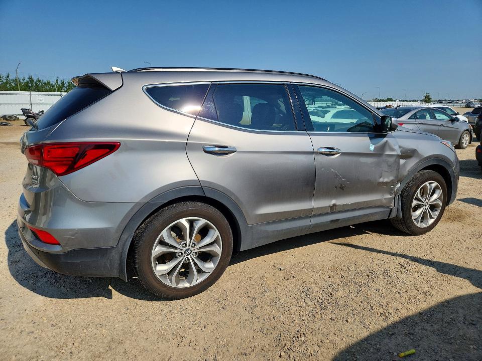 2017 Hyundai Santa fe VIN 5XYZUDLB1HG455350 COPART salvage auction — SIDE, Ab - Bos - Salvage, sold $2,000 on 2026-07-23 (photo 3)