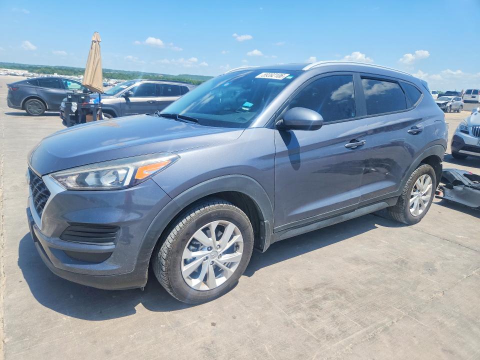 2019 Hyundai Tucson VIN KM8J33A45KU062600 COPART salvage auction — REAR END, Tx - Salvage Vehicle Title, sold $950 on 2026-07-23 (photo 1)