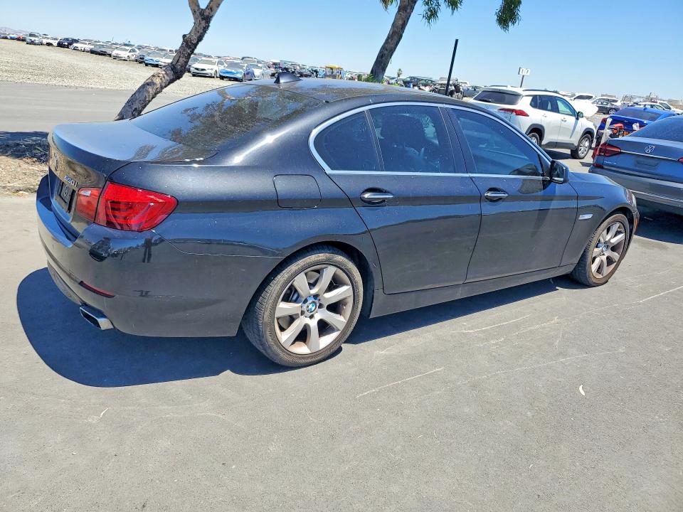 2012 BMW 5 series VIN WBAFR9C50CDV58503 COPART salvage auction — FRONT END, Ca - Salvage Certificate, sold $2,050 on 2026-08-03 (photo 3)
