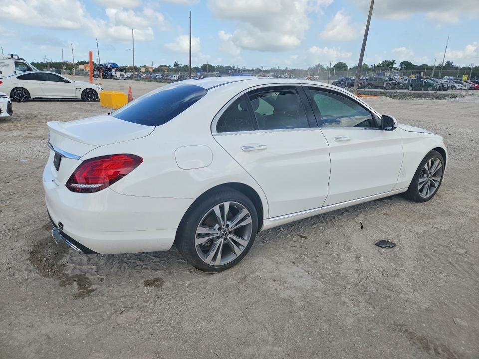 2020 Mercedes-benz C-klasse VIN WDDWF8DB9LR542481 COPART salvage auction — SIDE, Fl - Certificate Of Destruction, sold $6,500 on 2026-08-11 (photo 3)