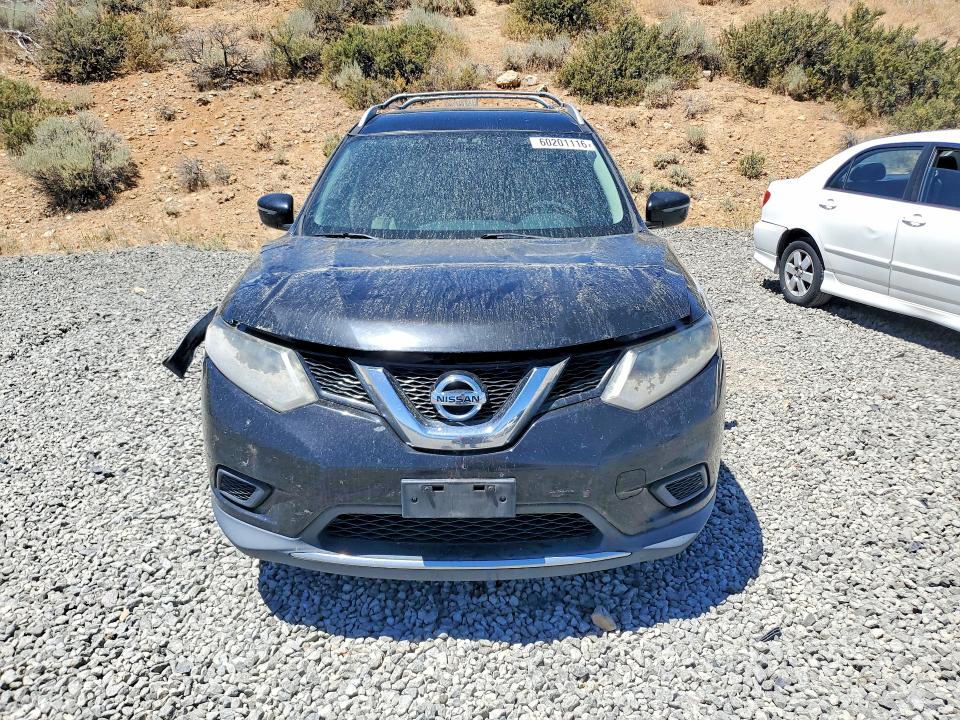 2016 Nissan Rogue VIN KNMAT2MV2GP615969 COPART salvage auction — FRONT END, NV - CERTIFICATE OF TITLE, sold $750 on 2026-07-30 (photo 5)