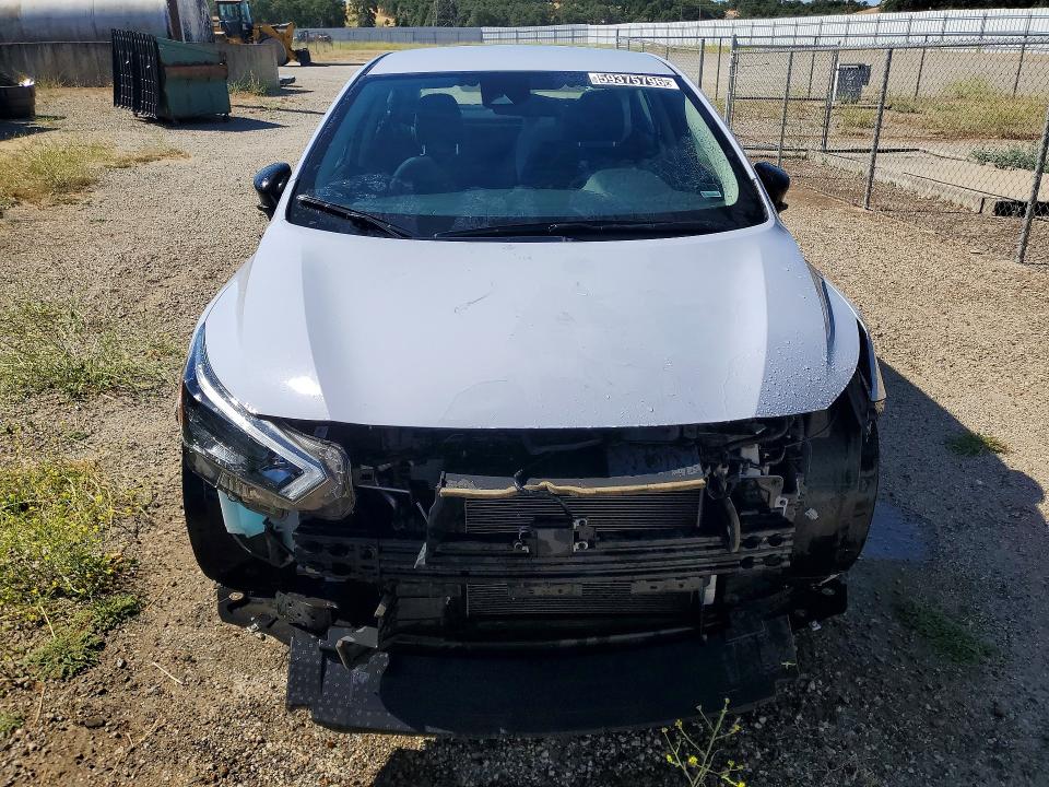 2025 Nissan Versa VIN 3N1CN8FV2SL834148 COPART salvage auction — FRONT END, Or - Certificate Of Title (P), sold $11,500 on 2026-07-06 (photo 5)