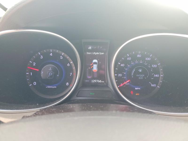 2015 Hyundai Santa fe VIN 5XYZU3LBXFG298151 COPART salvage auction — FRONT END, Tx - Salvage Vehicle Title, sold $2,800 on 2026-07-21 (photo 9)