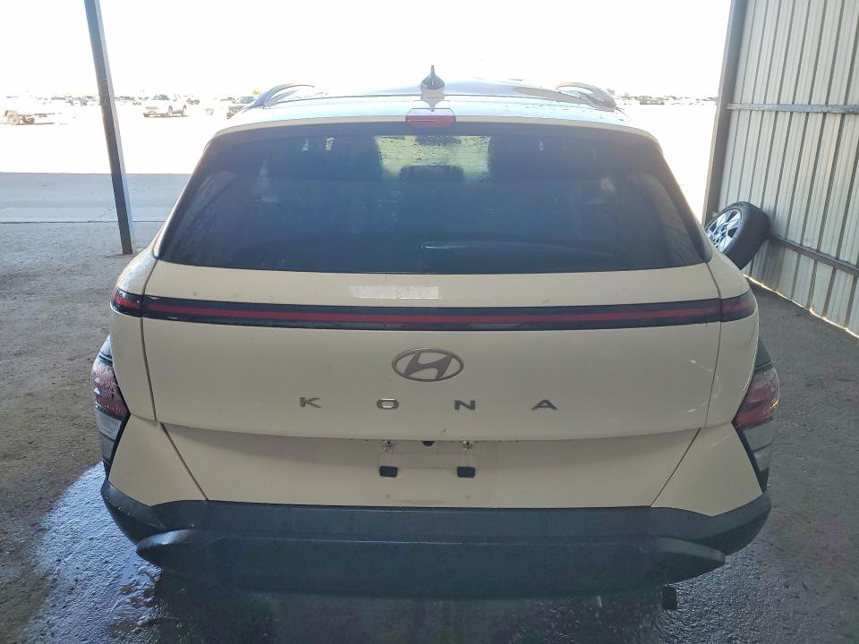 2025 Hyundai Kona VIN KM8HB3AB4SU310674 COPART salvage auction — FRONT END, CA - NON-REPAIRABLE VEHICLE CERT (P), sold $1,200 on 2026-07-20 (photo 6)