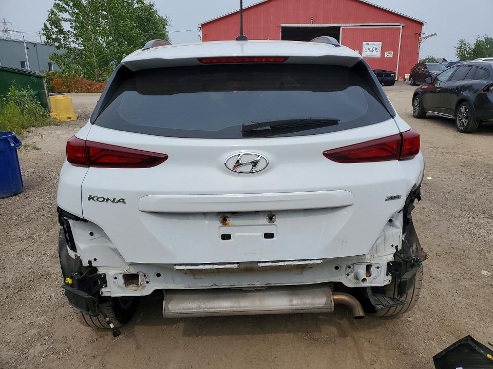 2021 Hyundai Kona VIN KM8K2CAA7MU694501 COPART salvage auction — UNDERCARRIAGE, On - Permit No Brand - Unfit, sold $3,100 on 2026-07-30 (photo 6)