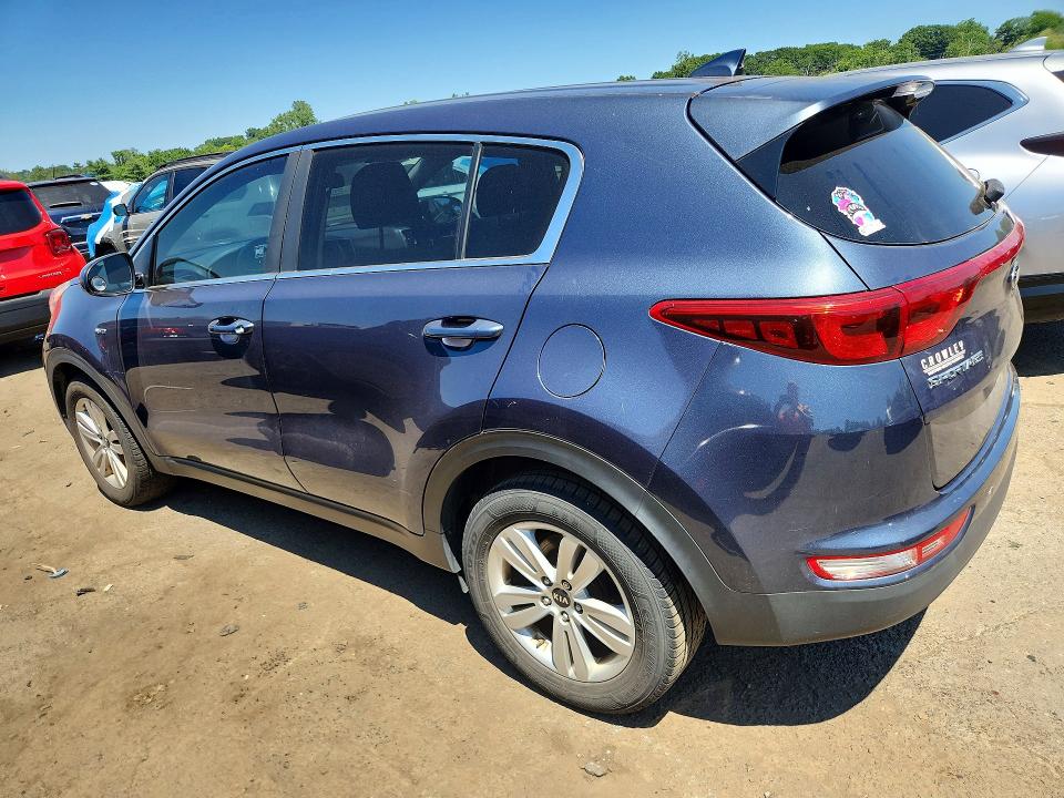 2018 Kia Sportage VIN KNDPMCAC5J7449938 COPART salvage auction — MINOR DENT/SCRATCHES, Ct - Cert Of Title-Salvage, sold $3,050 on 2026-07-31 (photo 2)