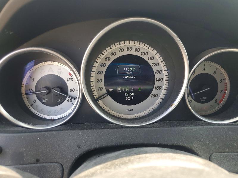 2013 Mercedes-benz C class VIN WDDGF8AB8DR296954 COPART salvage auction — MINOR DENT/SCRATCHES, MA - CERTIFICATE OF TITLE, sold $475 on 2026-07-23 (photo 9)
