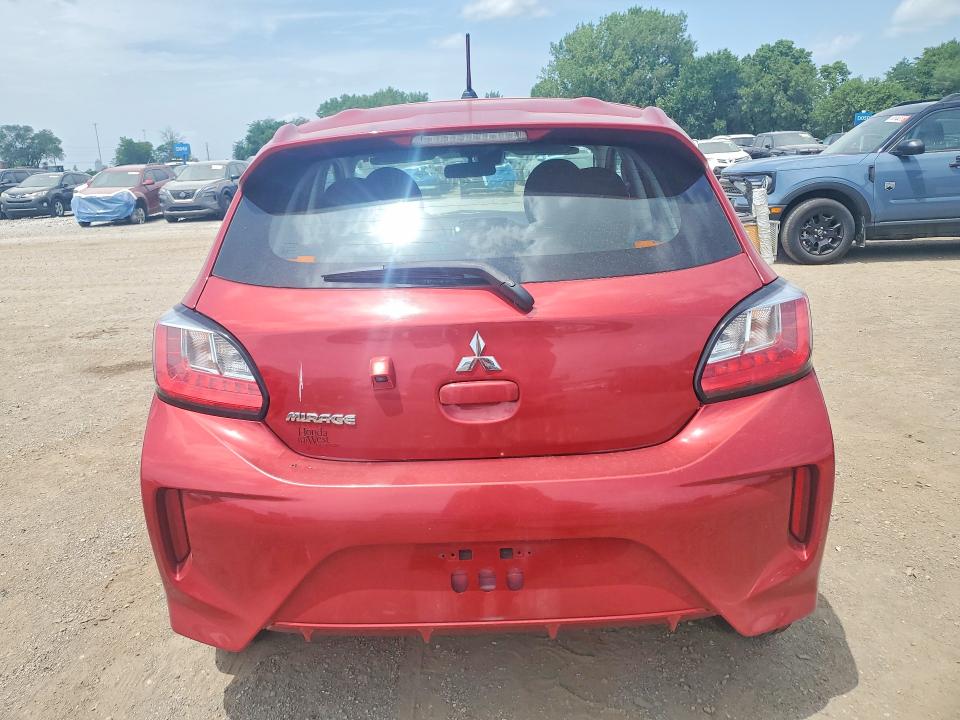 2022 Mitsubishi Mirage VIN ML32AUHJ6NH006701 COPART salvage auction — FRONT END, Ia - Cert Of Title-Salvage Title, sold $2,000 on 2026-07-31 (photo 6)