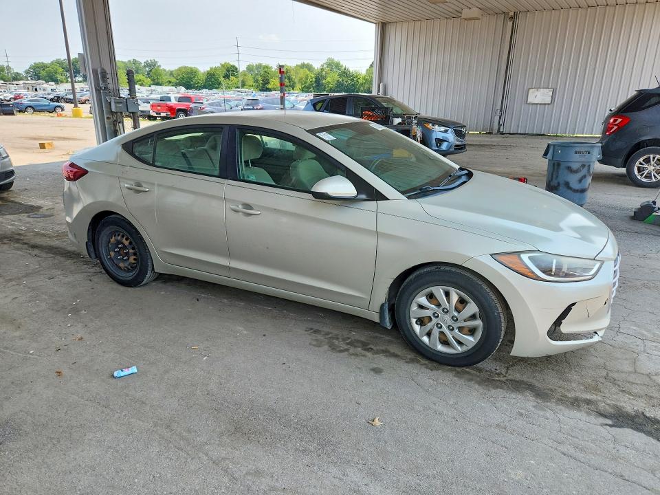 2017 Hyundai VIN KMHD74LF6HU370938 COPART salvage auction — FRONT END, In - Certificate Of Title, sold $2,500 on 2026-07-28 (photo 4)