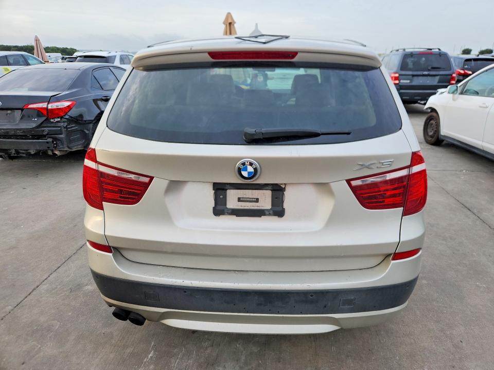 2013 BMW X3 VIN 5UXWX9C54D0A27517 COPART salvage auction — NORMAL WEAR, Tx - Certificate Of Title, sold $1,350 on 2026-07-30 (photo 6)