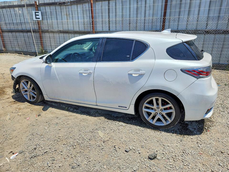 2015 Lexus Ct 200 VIN JTHKD5BH8F2225534 COPART salvage auction — FRONT END, Ca - Salvage Certificate, sold $3,550 on 2026-07-30 (photo 2)