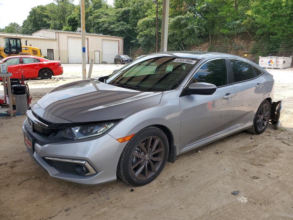 2020 Honda Civic VIN 19XFC1F74LE017178 — COPART salvage auction photo