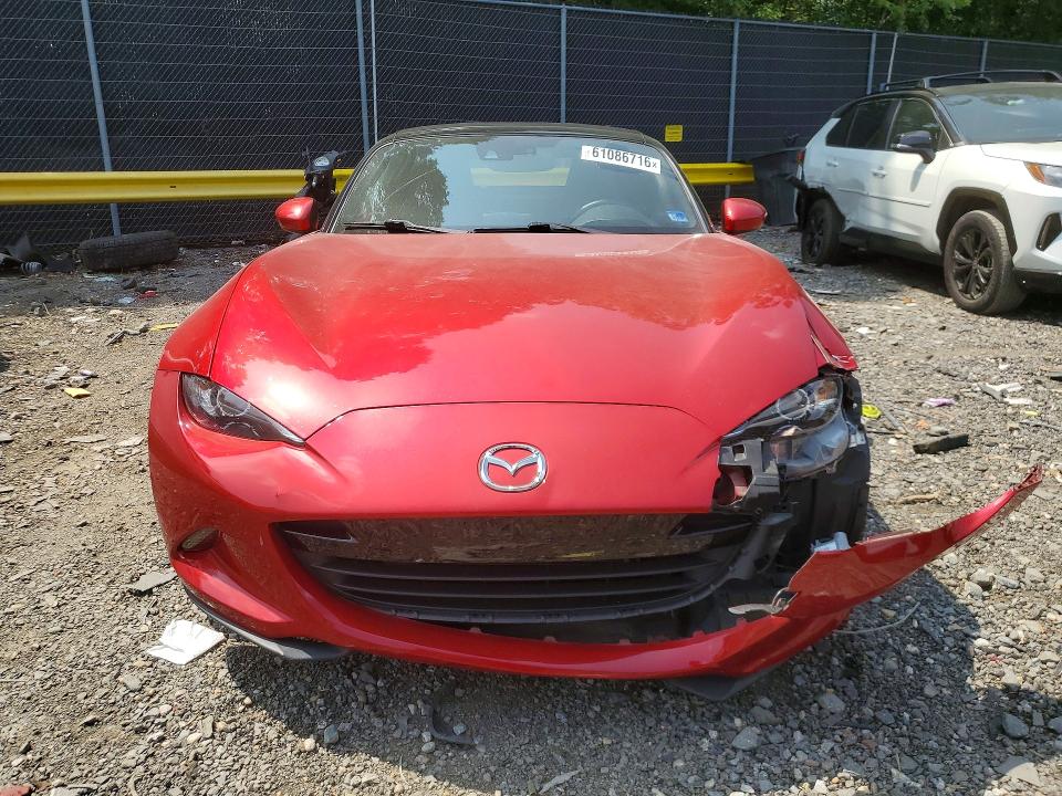 2016 Mazda Mx-5 VIN JM1NDAD7XG0112385 COPART salvage auction — FRONT END, Md - Cert Of Salvage > 75% Damage, sold $3,000 on 2026-07-24 (photo 5)